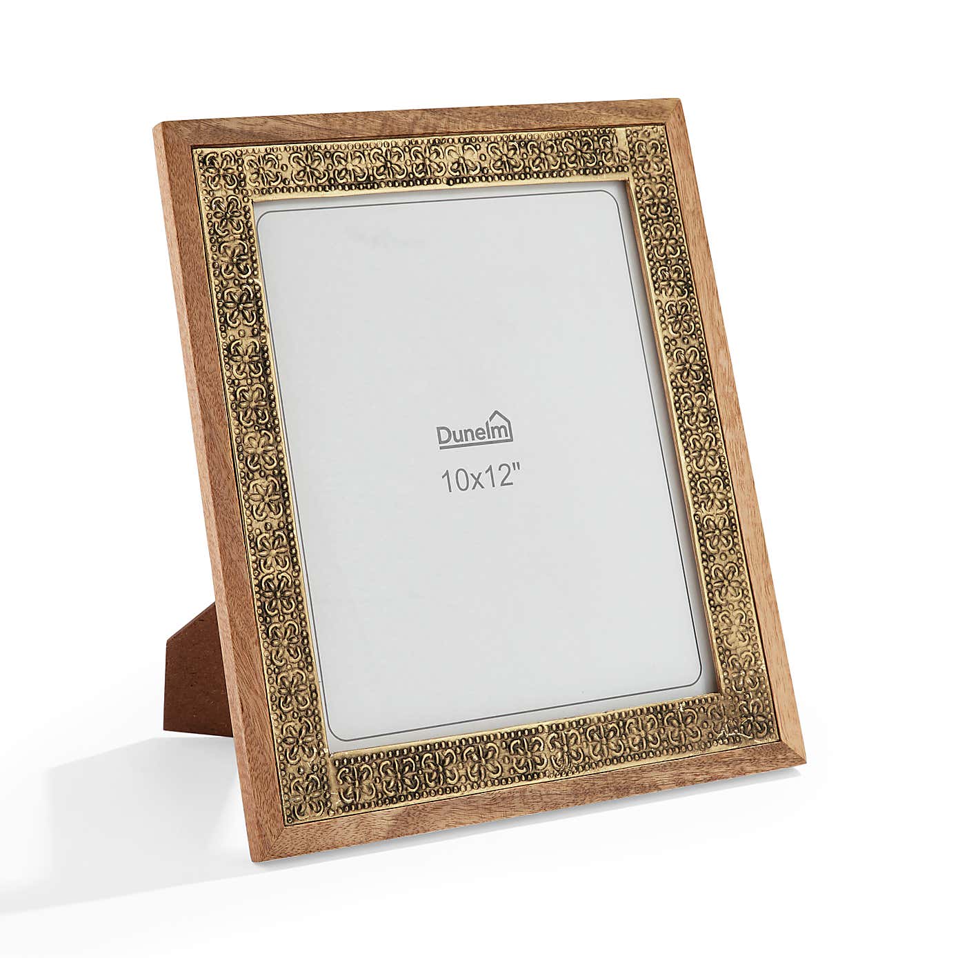 Detailed Gold Metal Wooden Edge Photo Frame