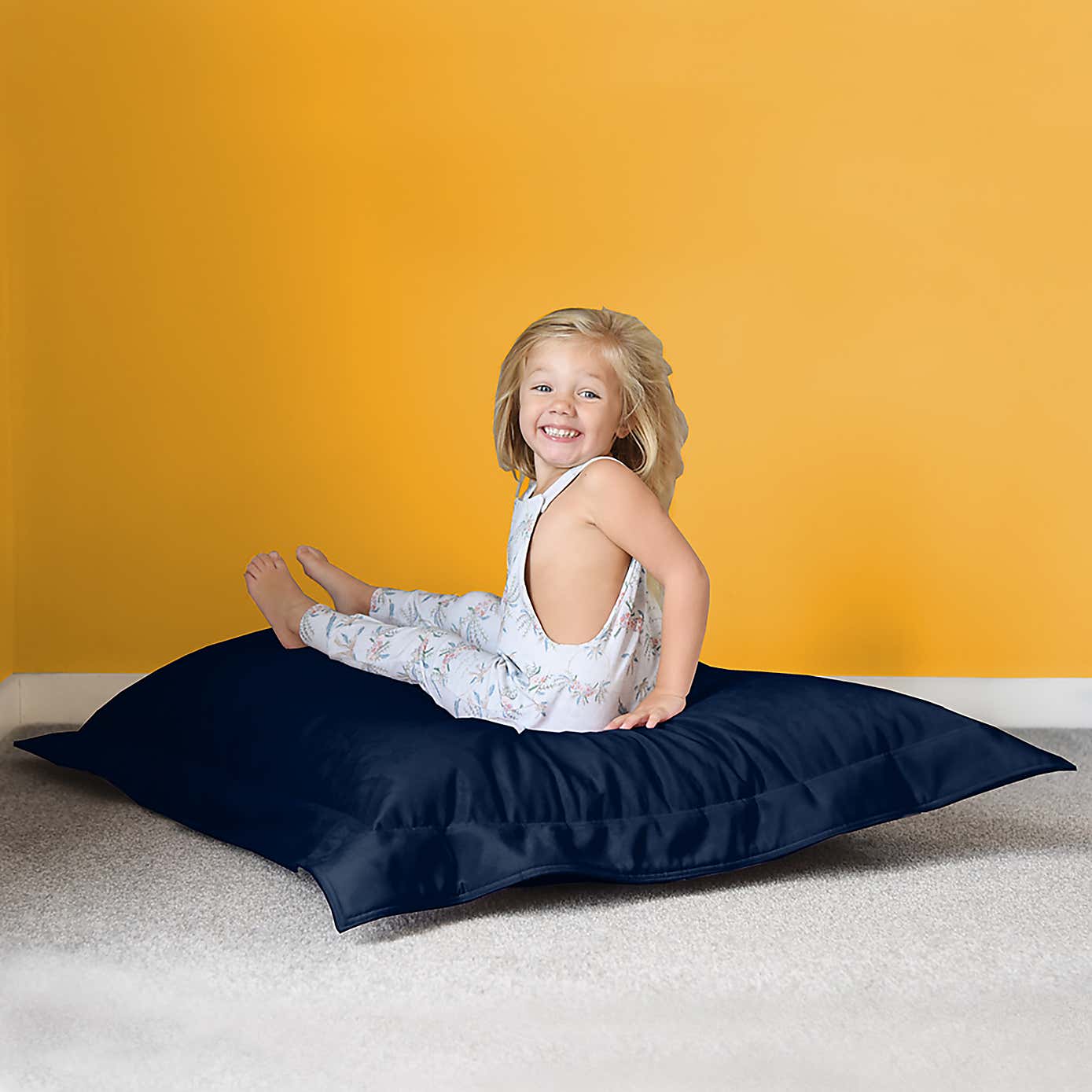 Ru Comfy Junior Squarbie Velvet Bean Bag