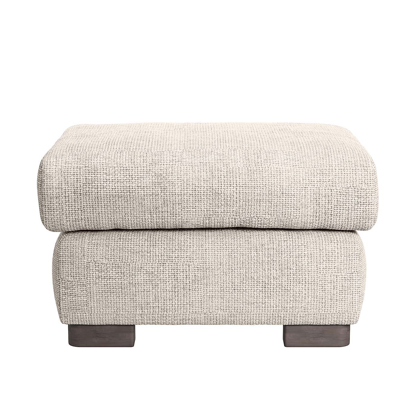 Carson Chunky Chenille Large Storage Footstool