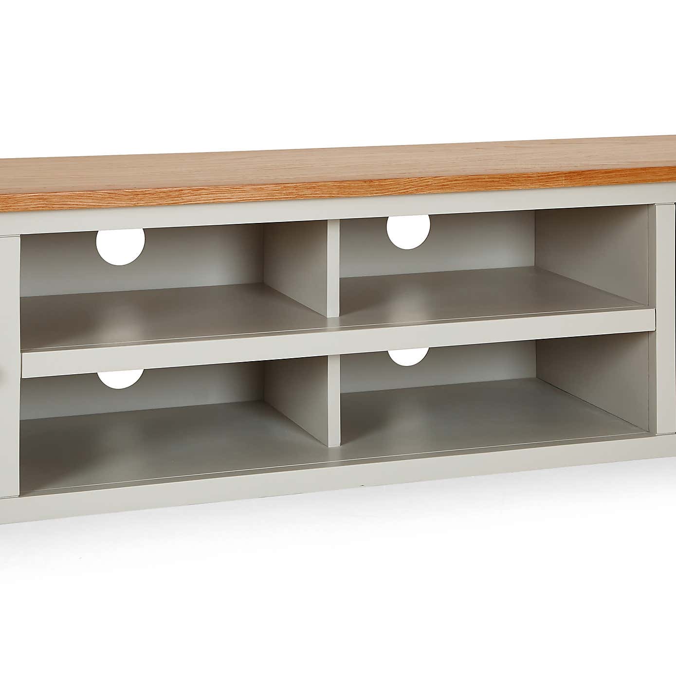 Bromley Grey Extra Wide TV Stand