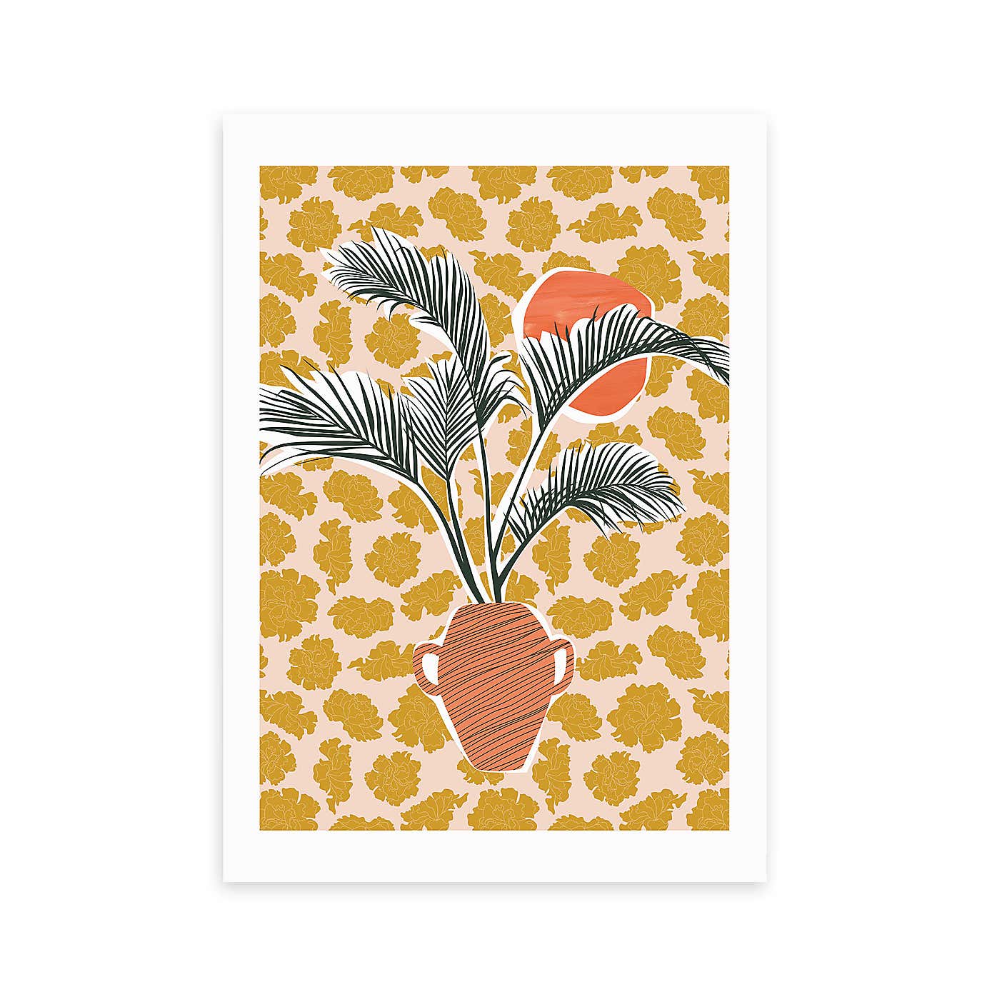 East End Prints Potted Palm Tree Print by Sundry Society