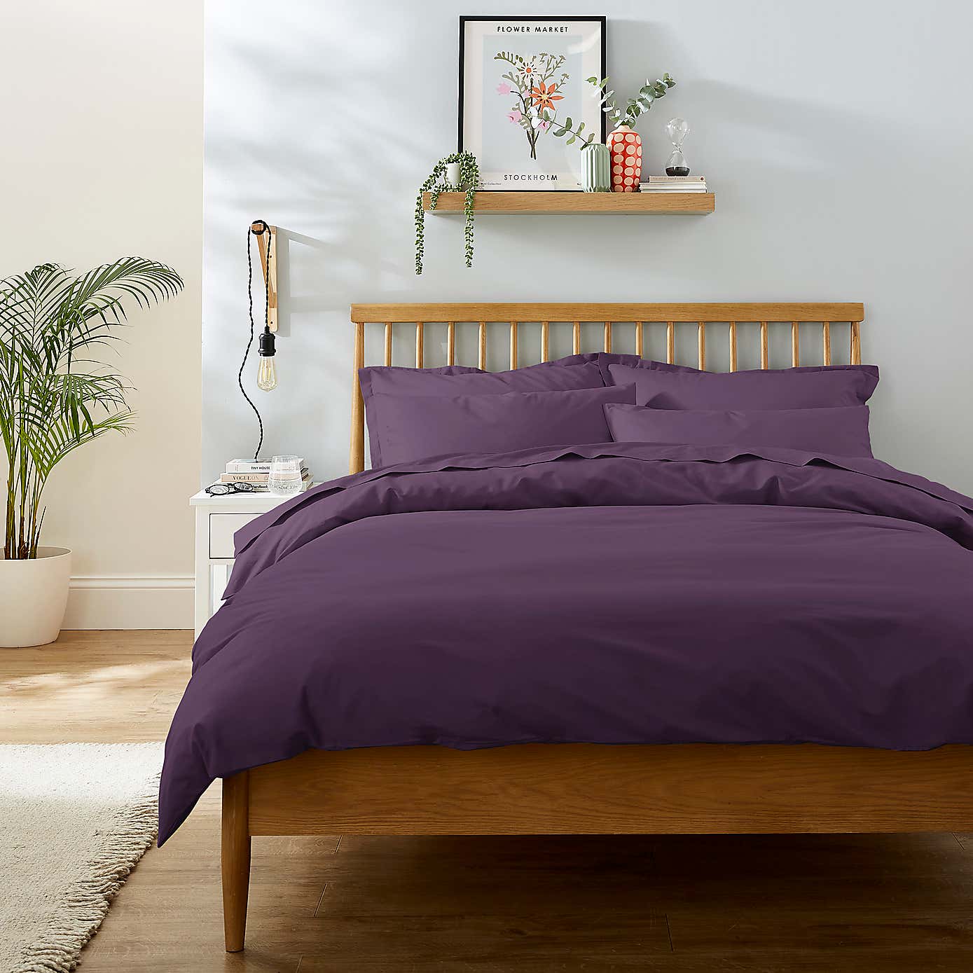 Pure Cotton Plain Dye Duvet Cover