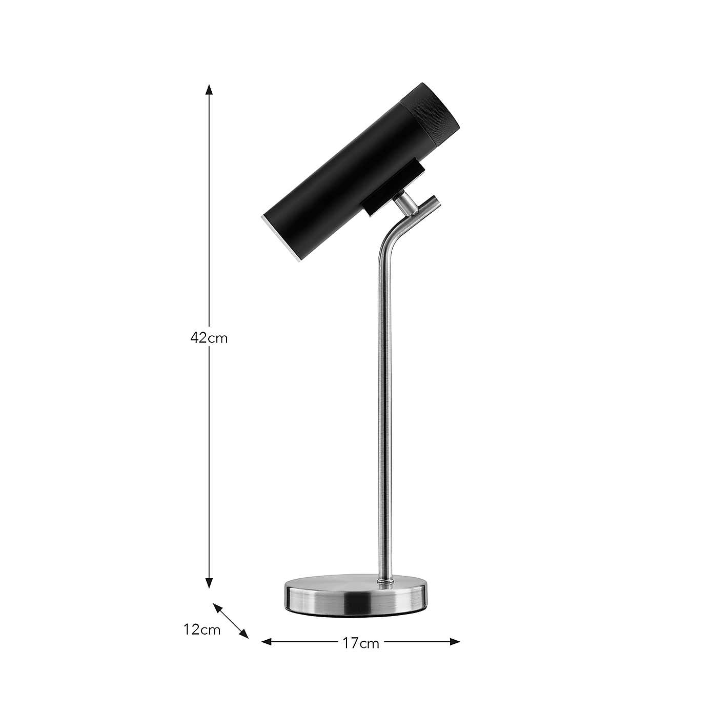 Leo Tubular Rechargeable Touch Dimmable Table Lamp