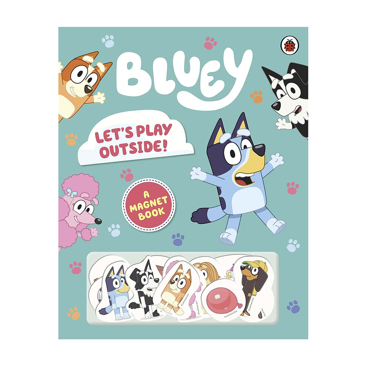 Bluey Let's Play Outside Magnet Book
