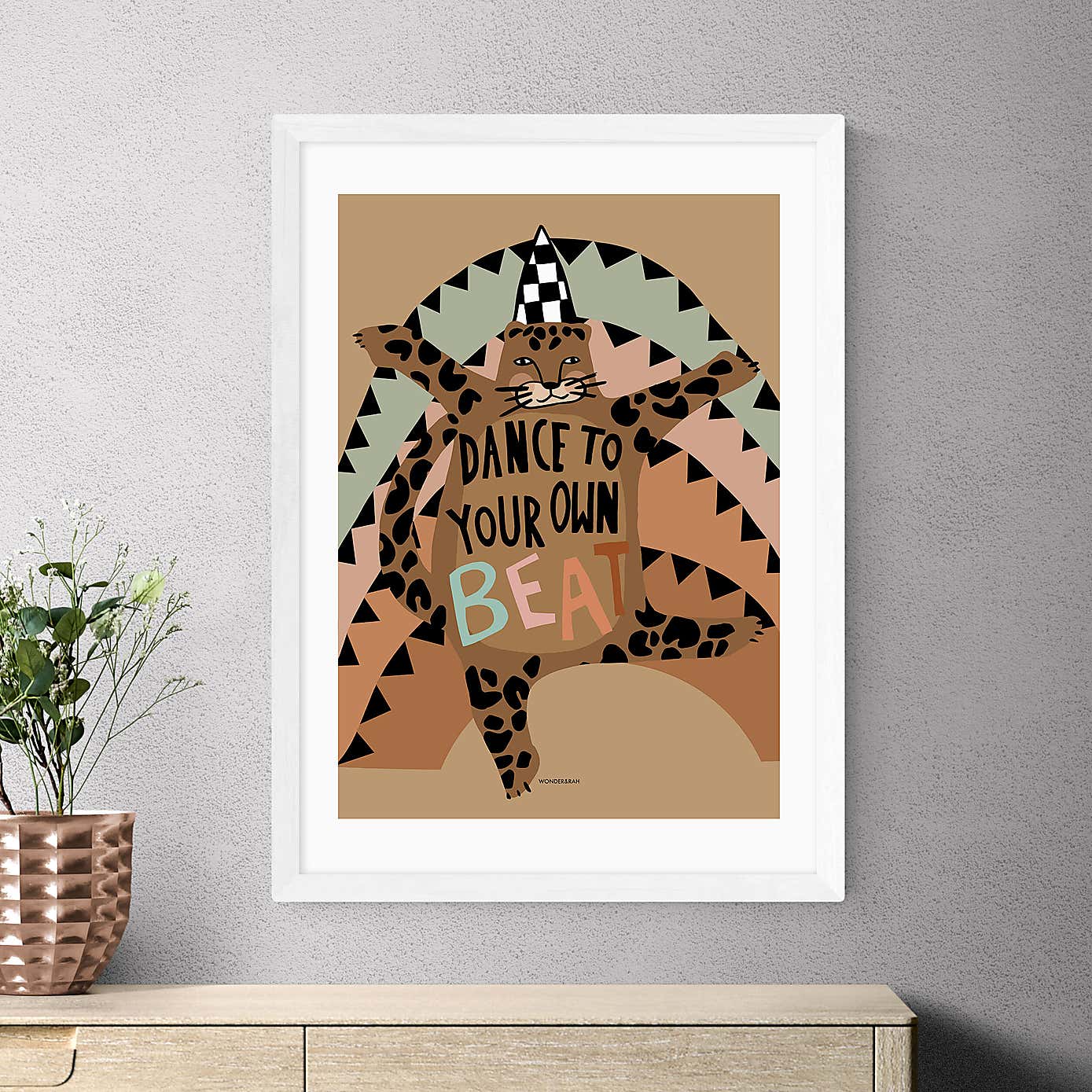 East End Prints Dancing Leopard by Wonder and Rah