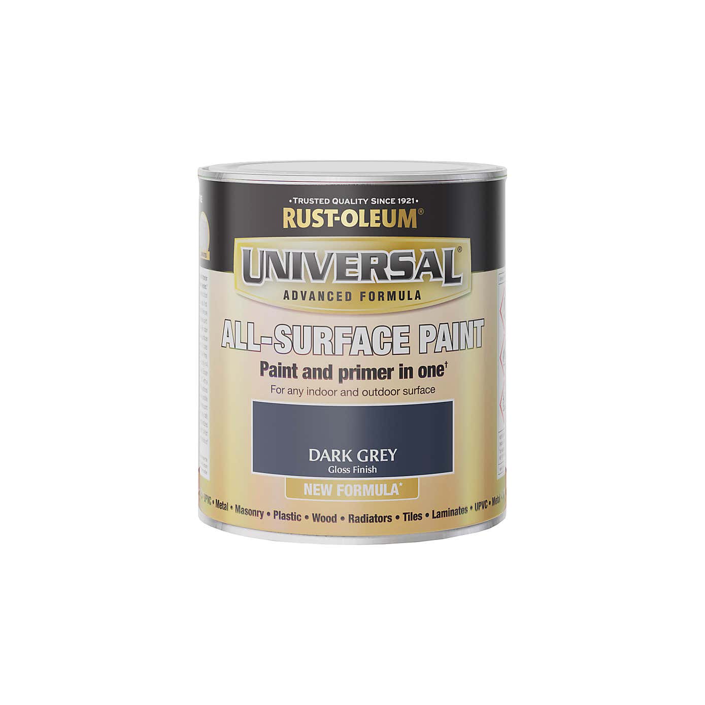 Rust-Oleum Dark Grey Gloss Universal All-Surface Paint