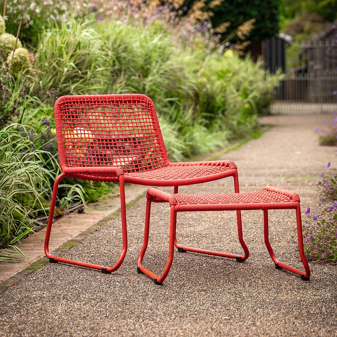 Lydden Lounge Chair with Footstool