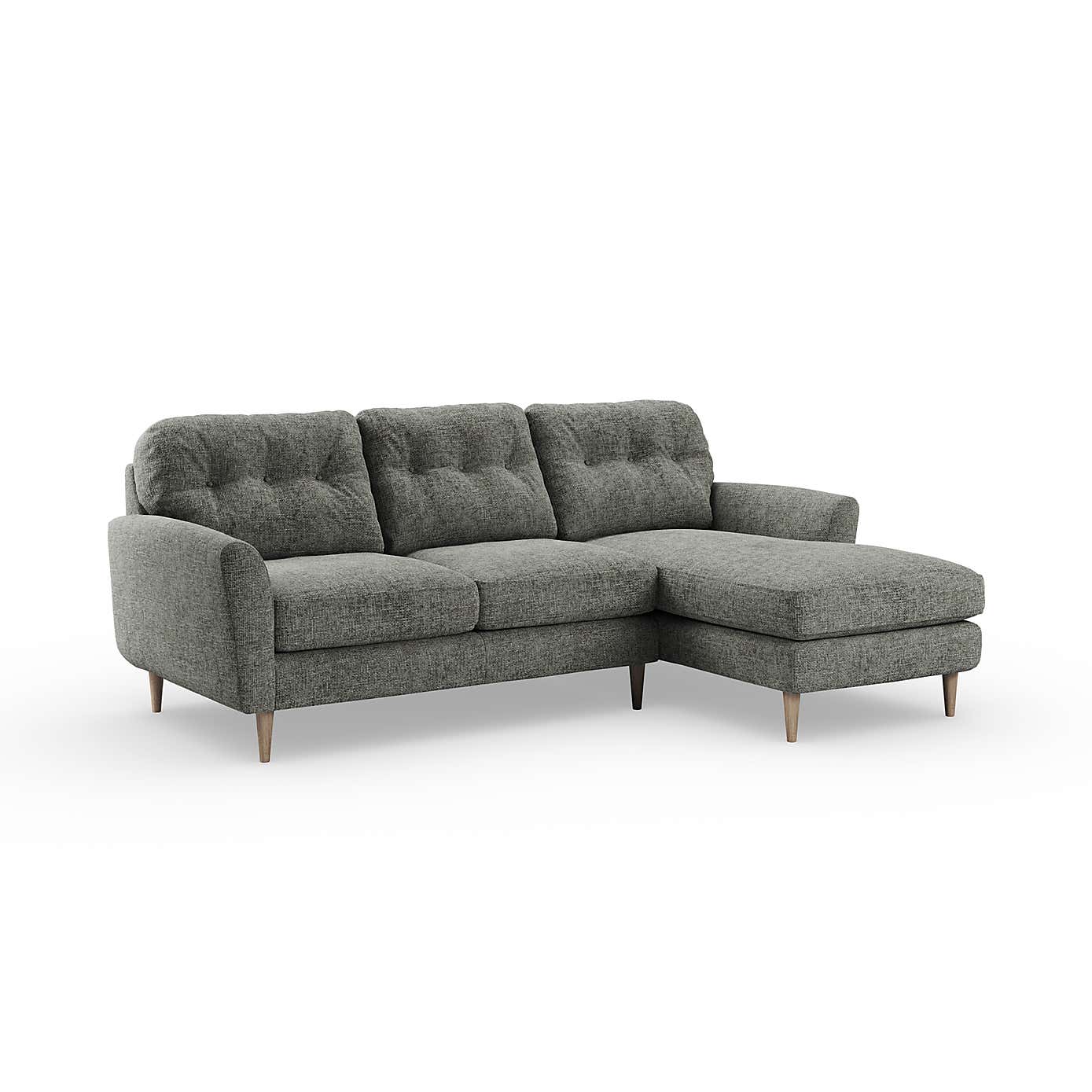 Sven Chunky Chenille Large Corner Chaise Sofa