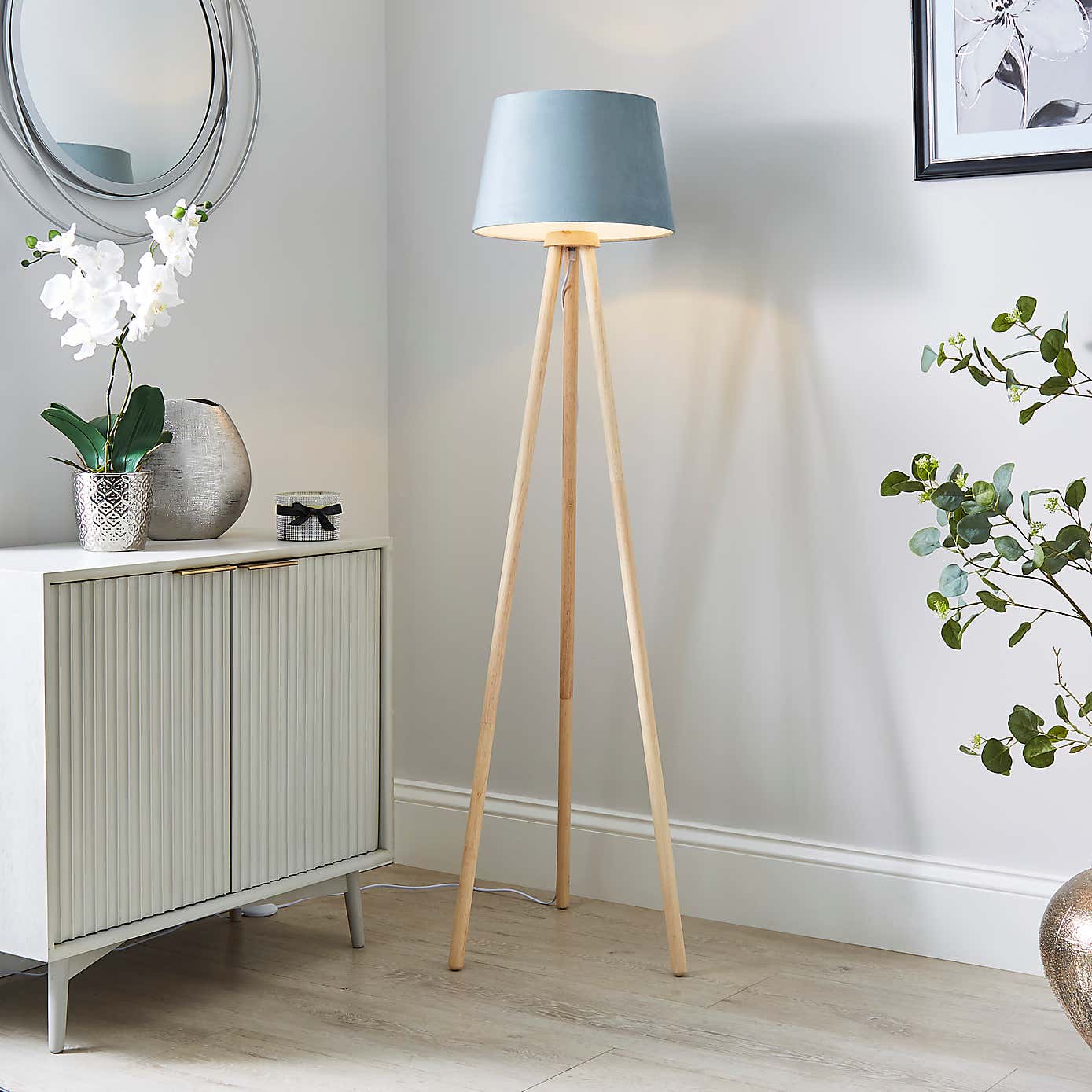 Clara Velvet Tapered Lamp Shade