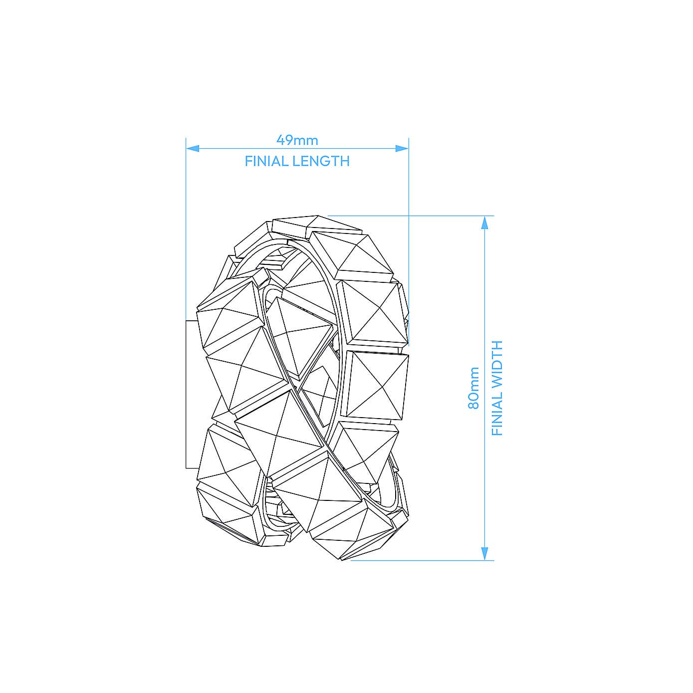 Cecile Extendable Metal Eyelet Curtain Pole