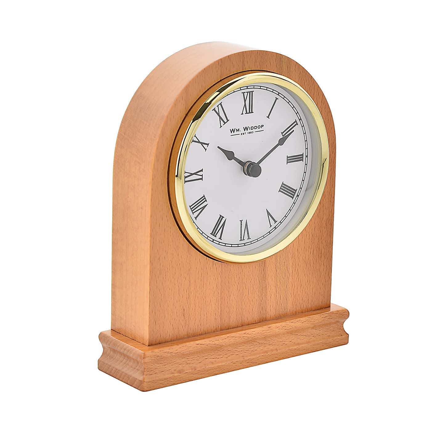 Widdop Arched Wooden Mantel Clock