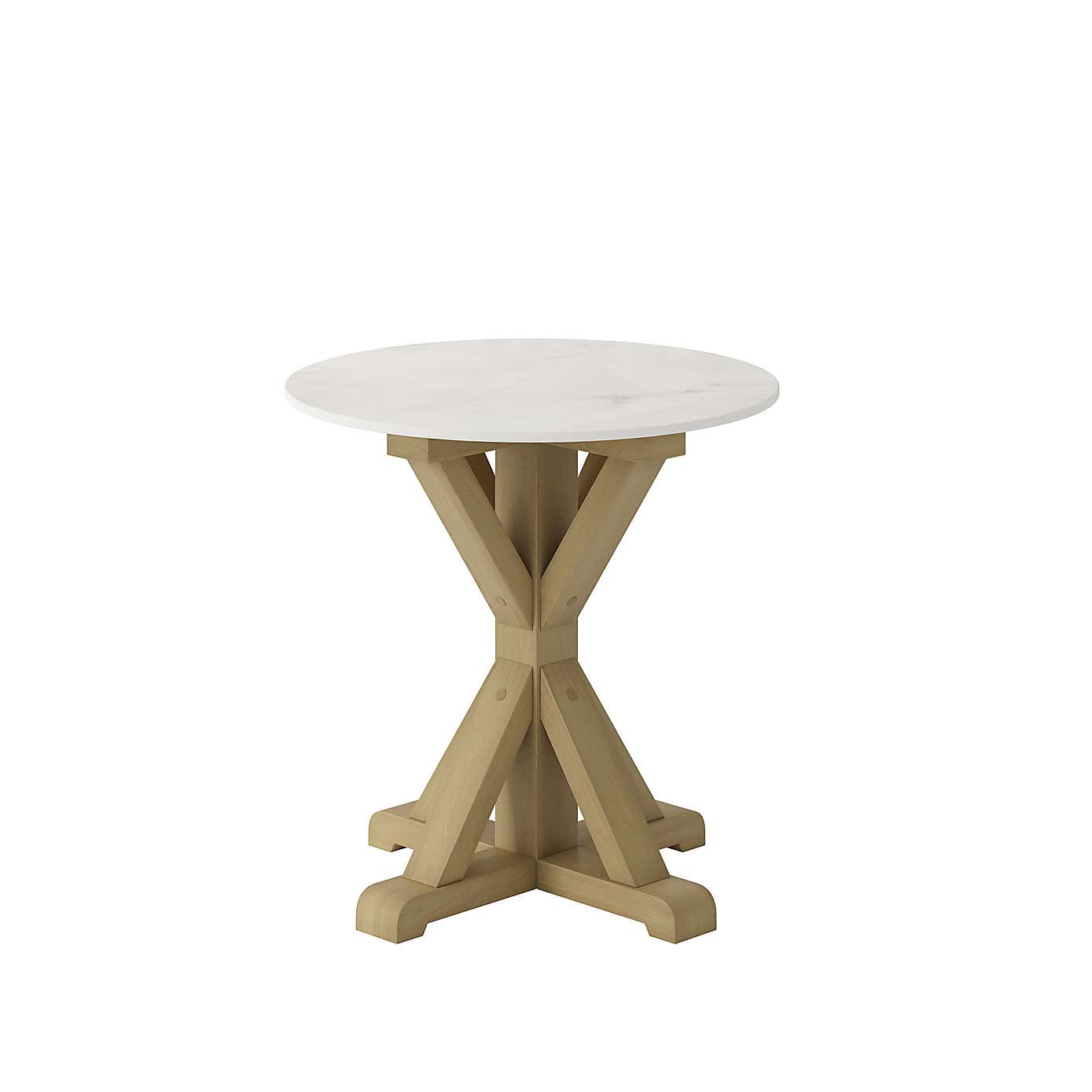 Harrow Side Table, Stone Latte