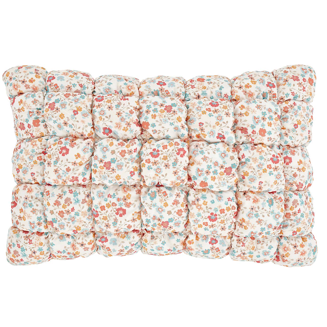 Delphine Quilted Floral Duvet Cover and Pillowcase Set