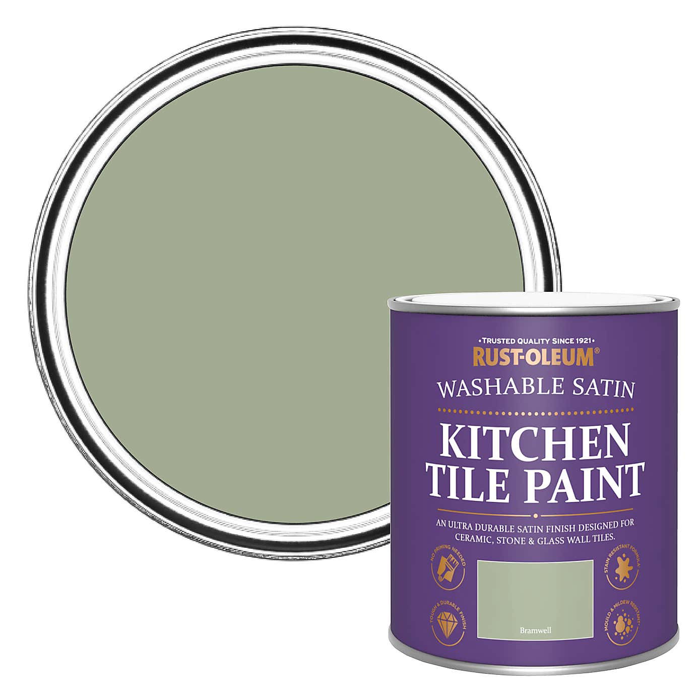 Rust-Oleum Bramwell Satin Kitchen Tile Paint
