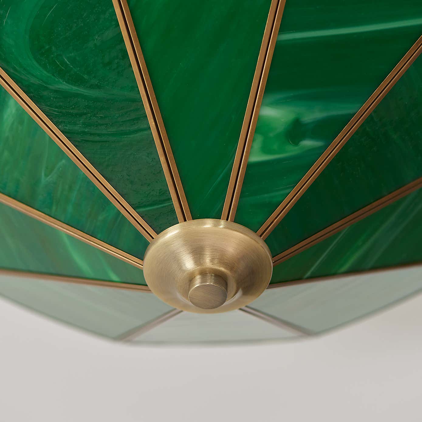 Colette Mid Century 2 Light Flush Ceiling Light