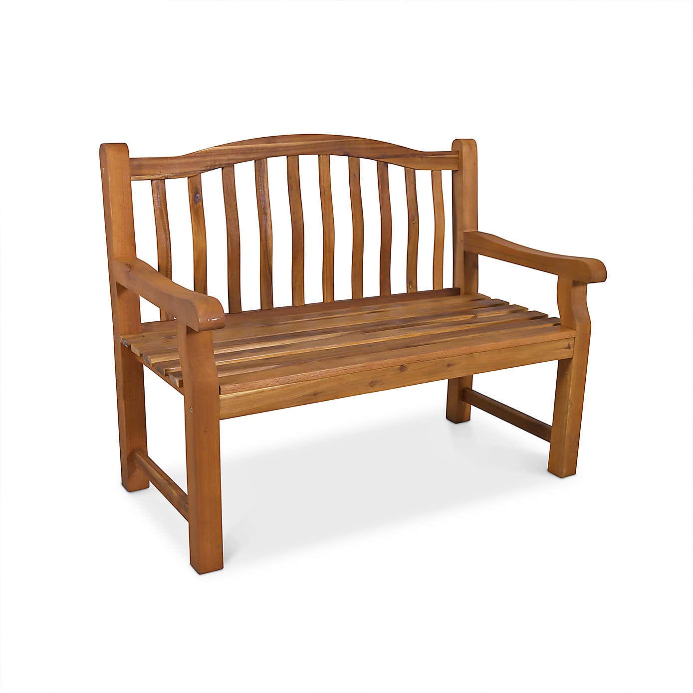 A.Mir Lytham Outdoor 2 Seater Dining Bench