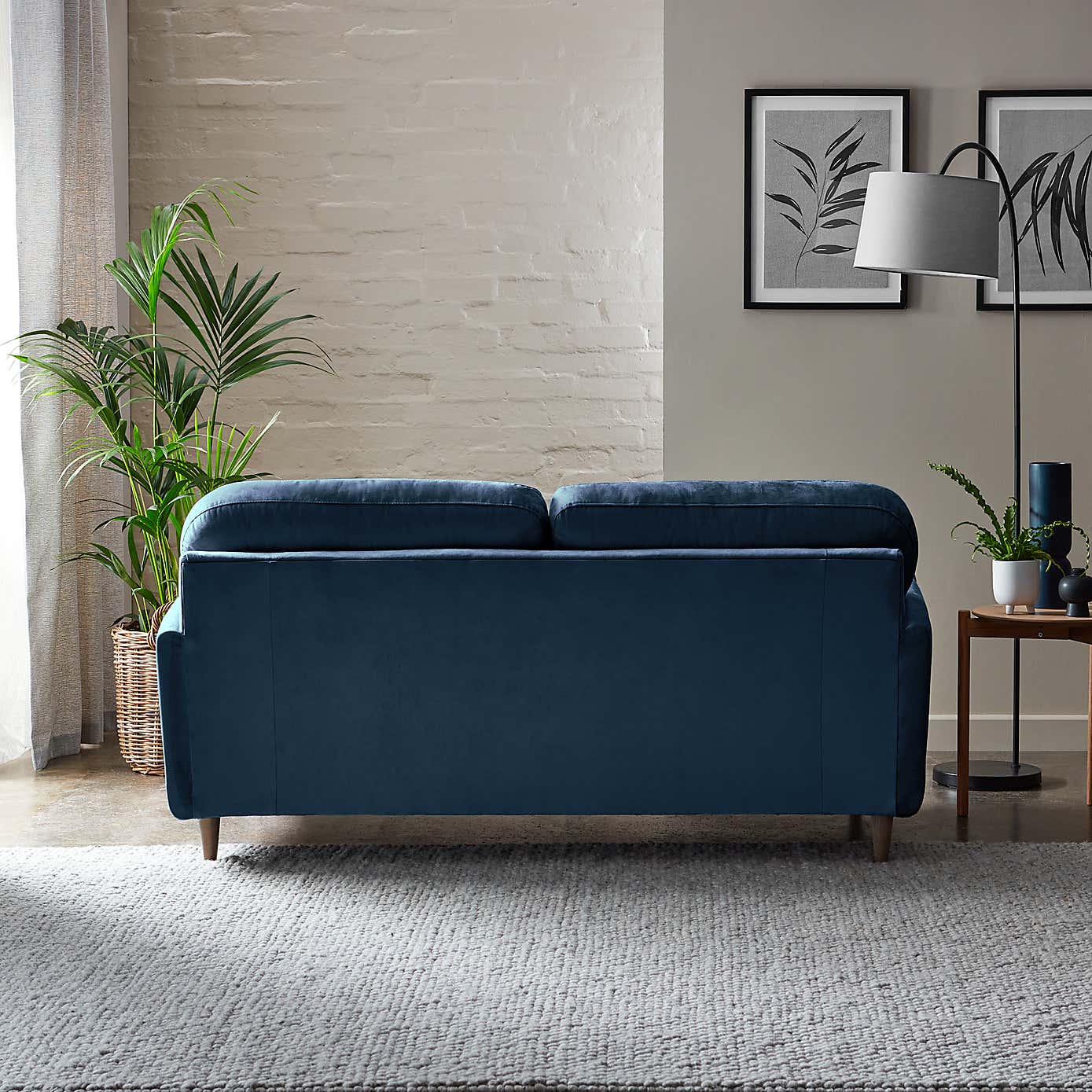 Sven Opulent Velvet 3 Seater Sofa