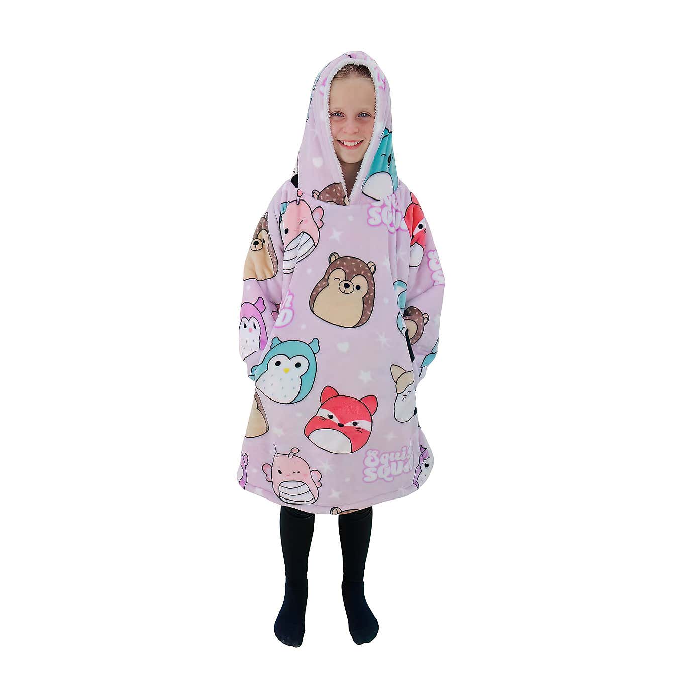 Squishmallows Bright Hooded Wearable Fleece
