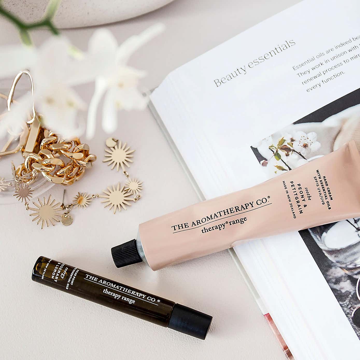 The Aromatherapy Co Therapy Soothe Peony & Petitgrain SPF15 Hand Cream