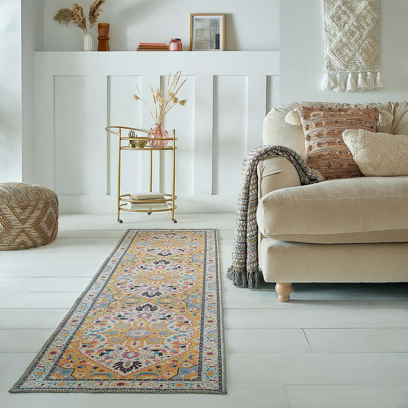 PractiRug Orla Traditional Washable Runner