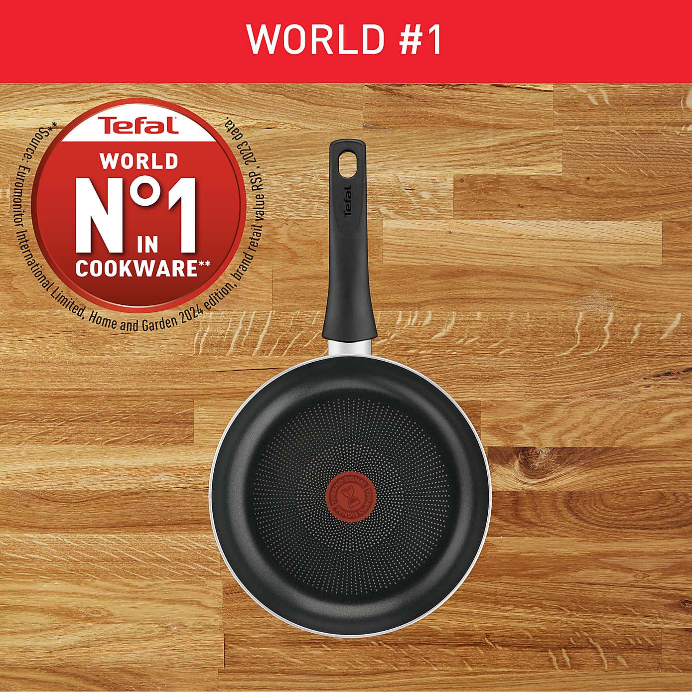 Tefal Titanium Force Non-Stick Aluminium Frying Pan, 24cm
