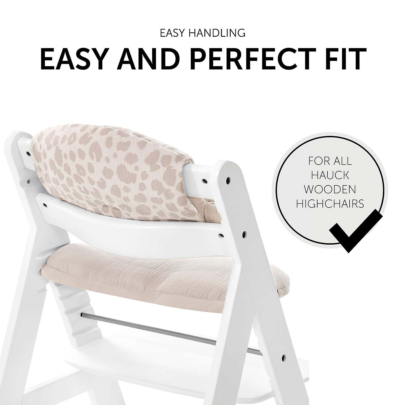 Hauck Alpha Highchair Pad, Animal Print