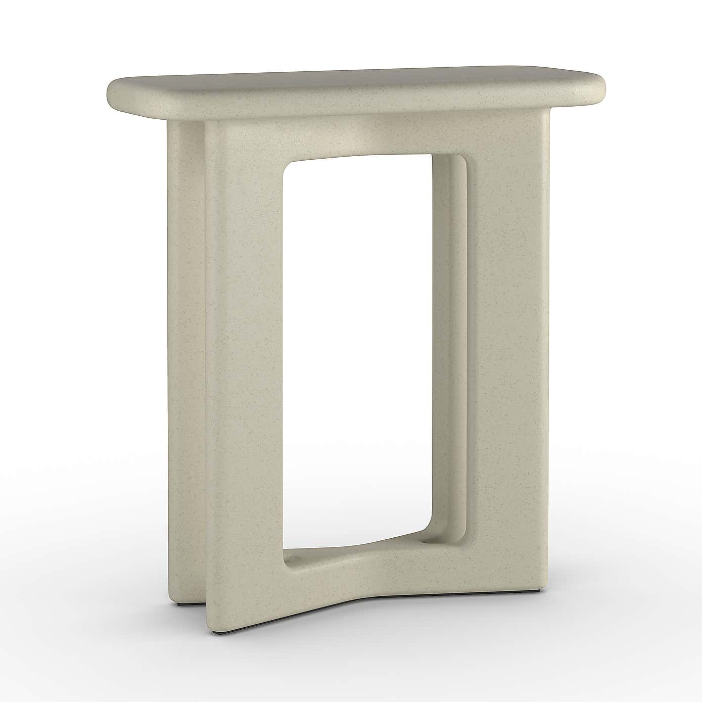 Rue Console Table, Concrete