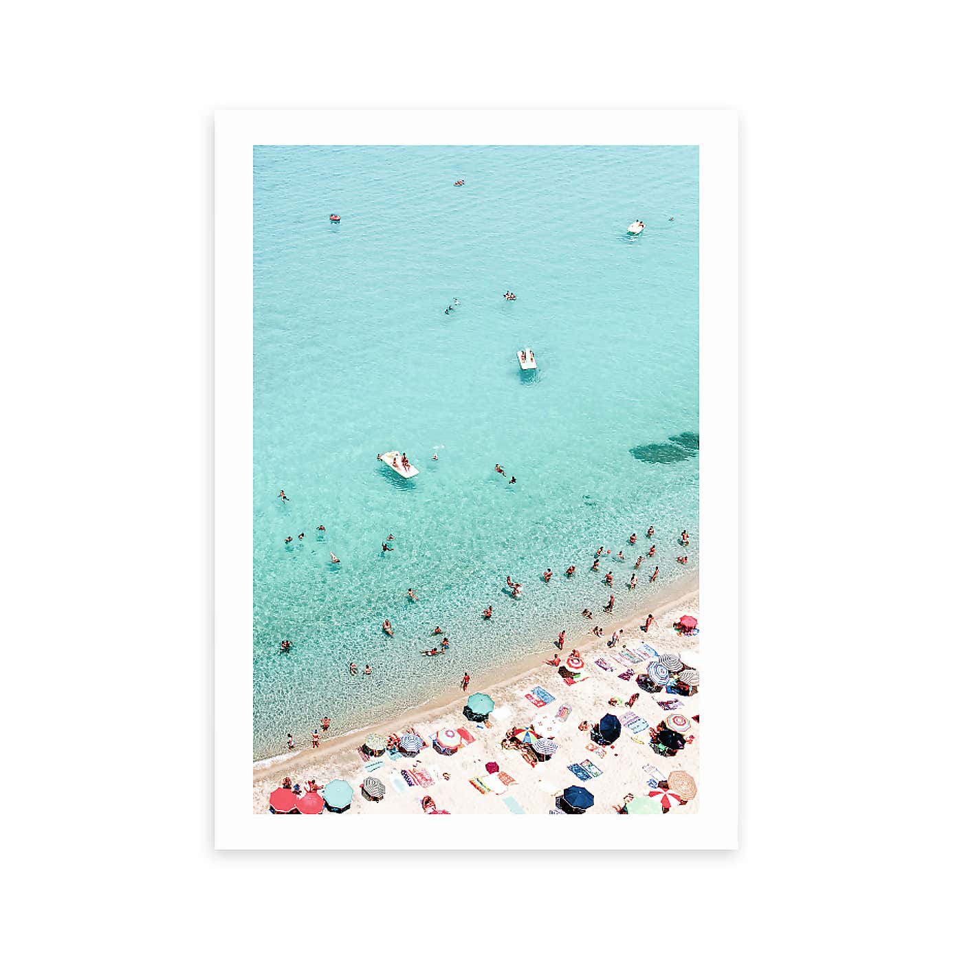 East End Prints Beach Scene Print