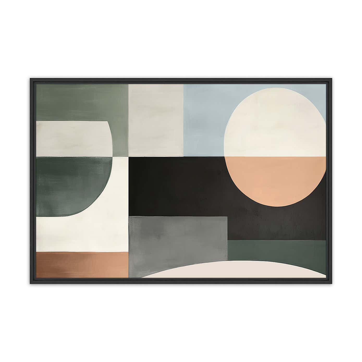 Mid Century Magic Framed Canvas