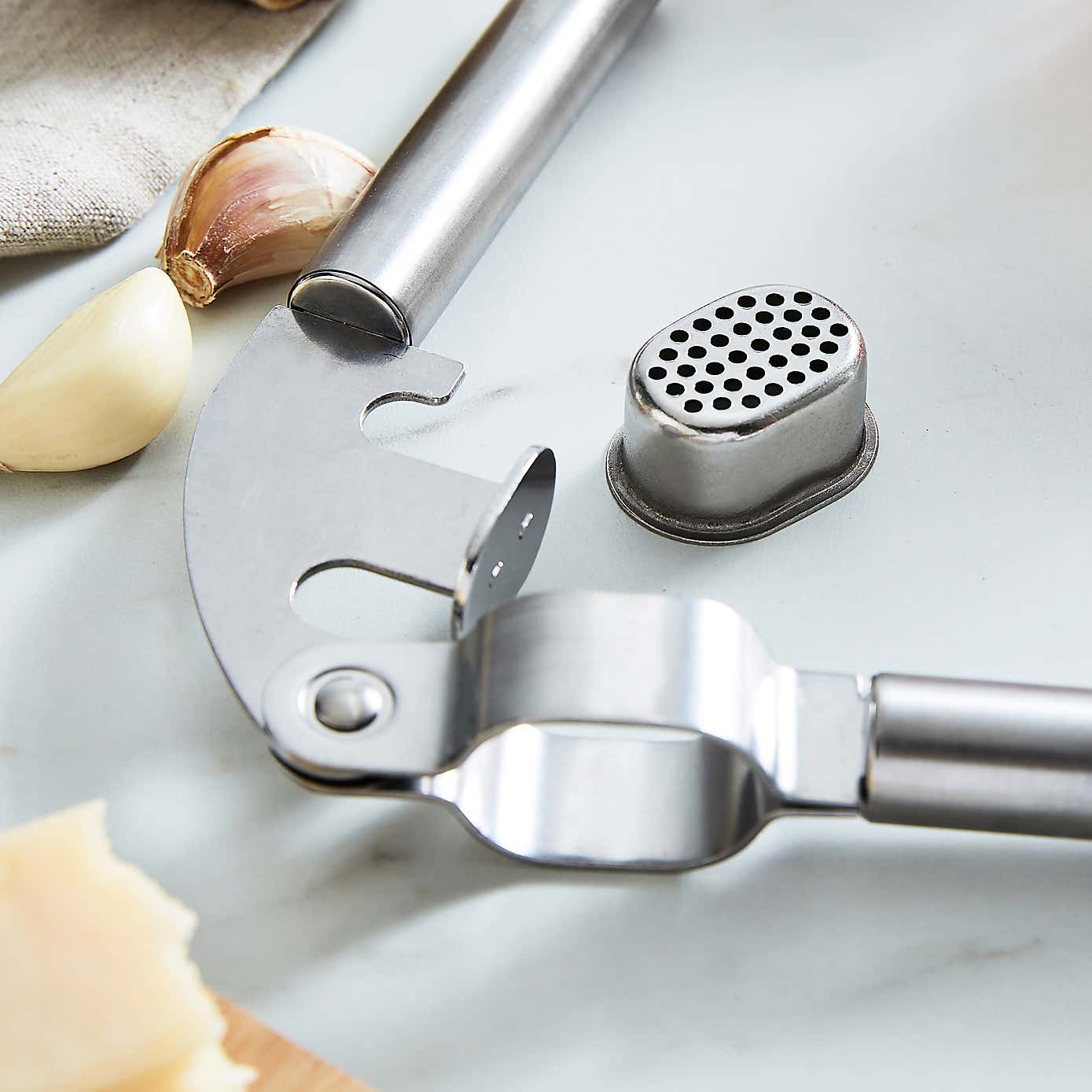 Stainless Steel Garlic Press