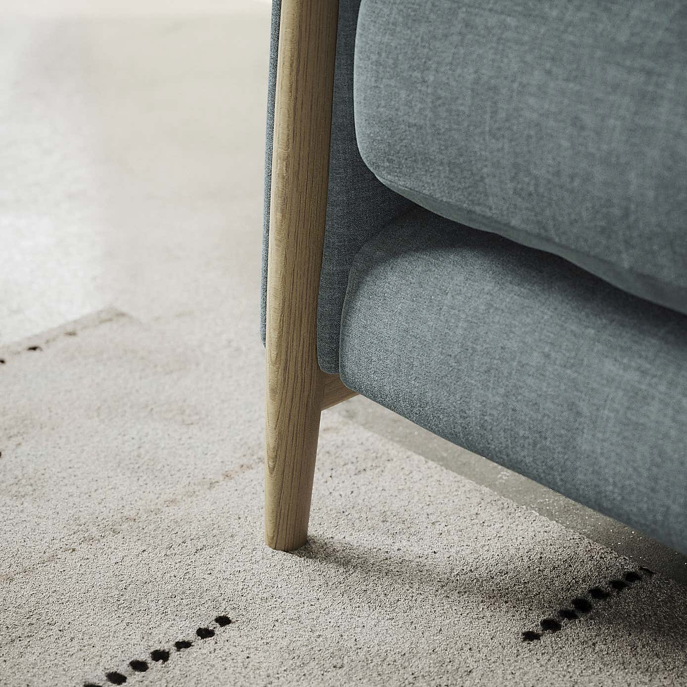 Hector Tonal Plush Chenille 2 Seater Sofa