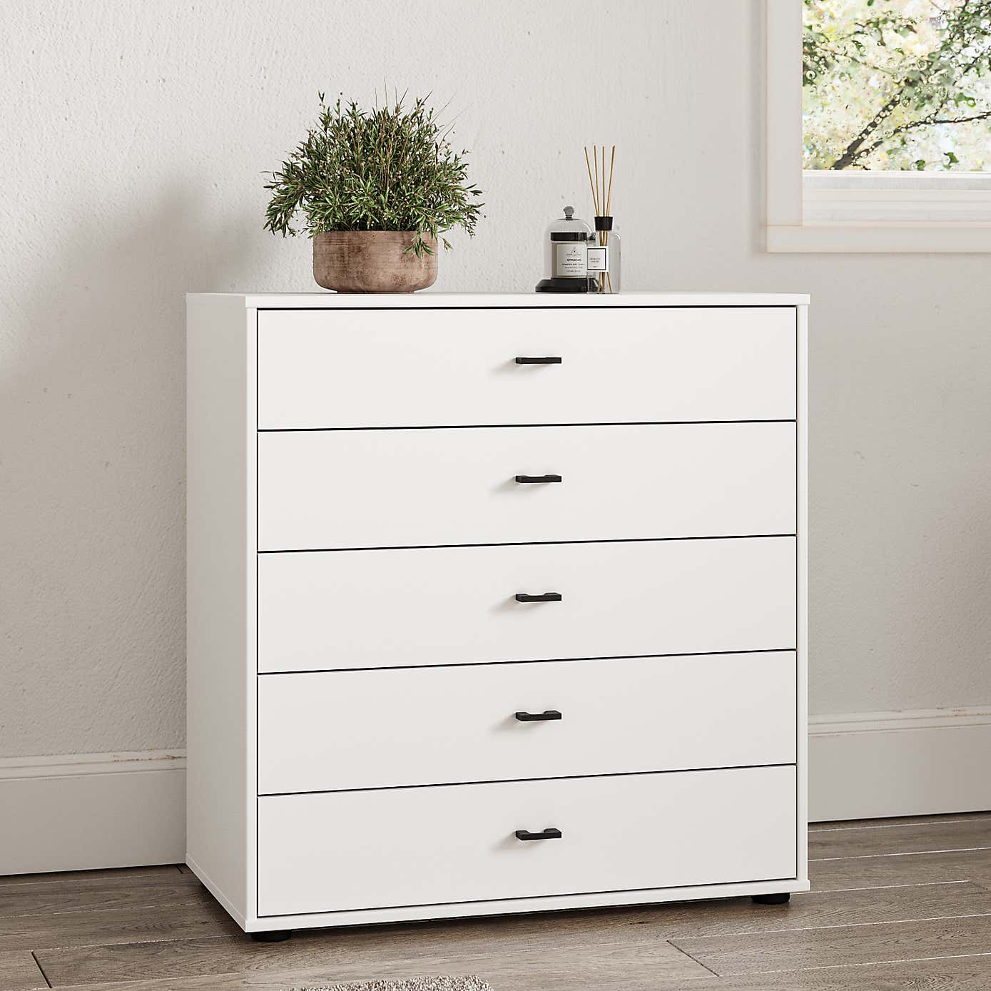 Kahla Matt Large 5 Drawer Chest