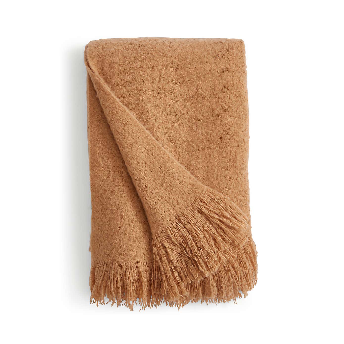 Brushed Boucle Throw