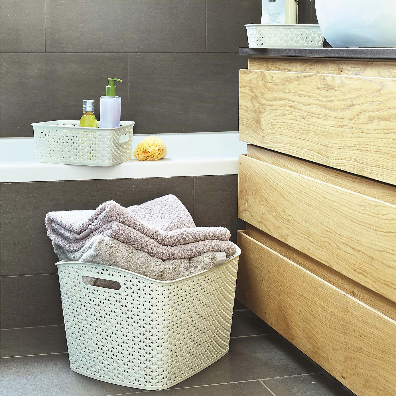 Curver Plastic Storage Basket