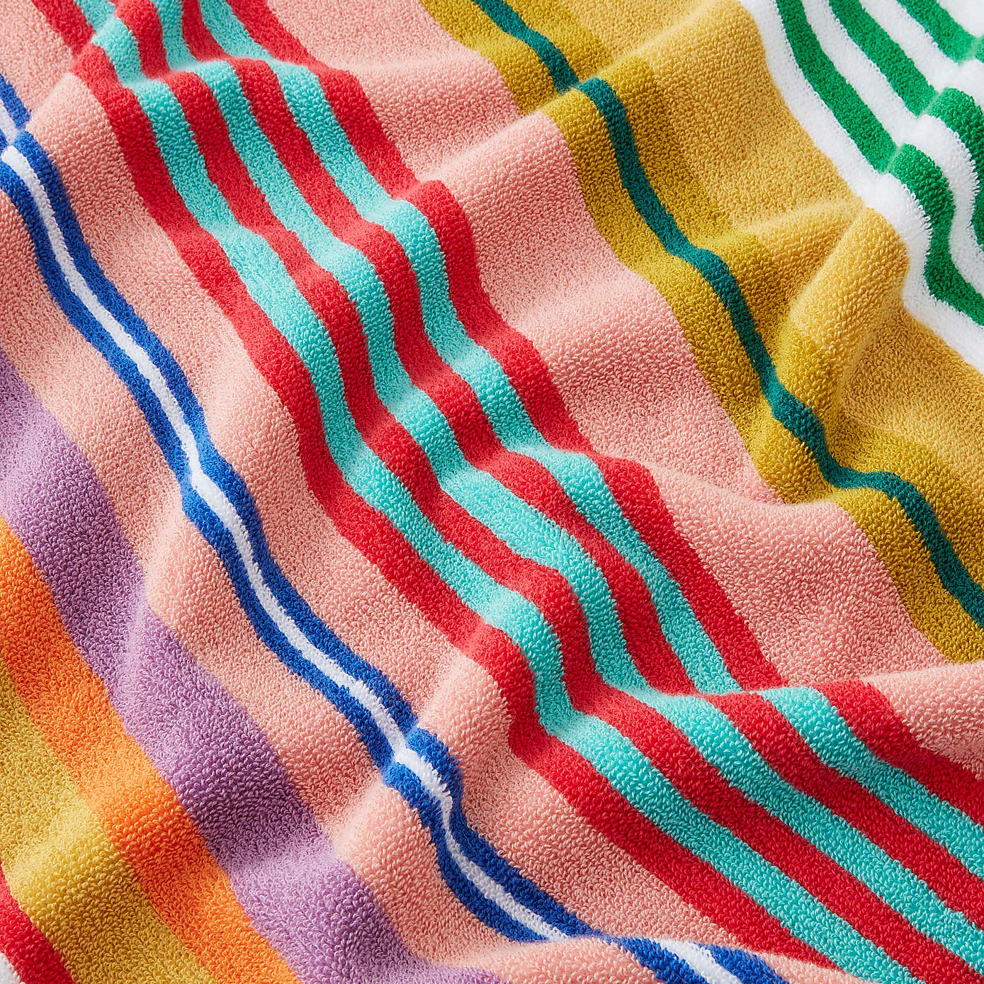 Sophie Robinson Rock Candy Stripe Cotton Towel