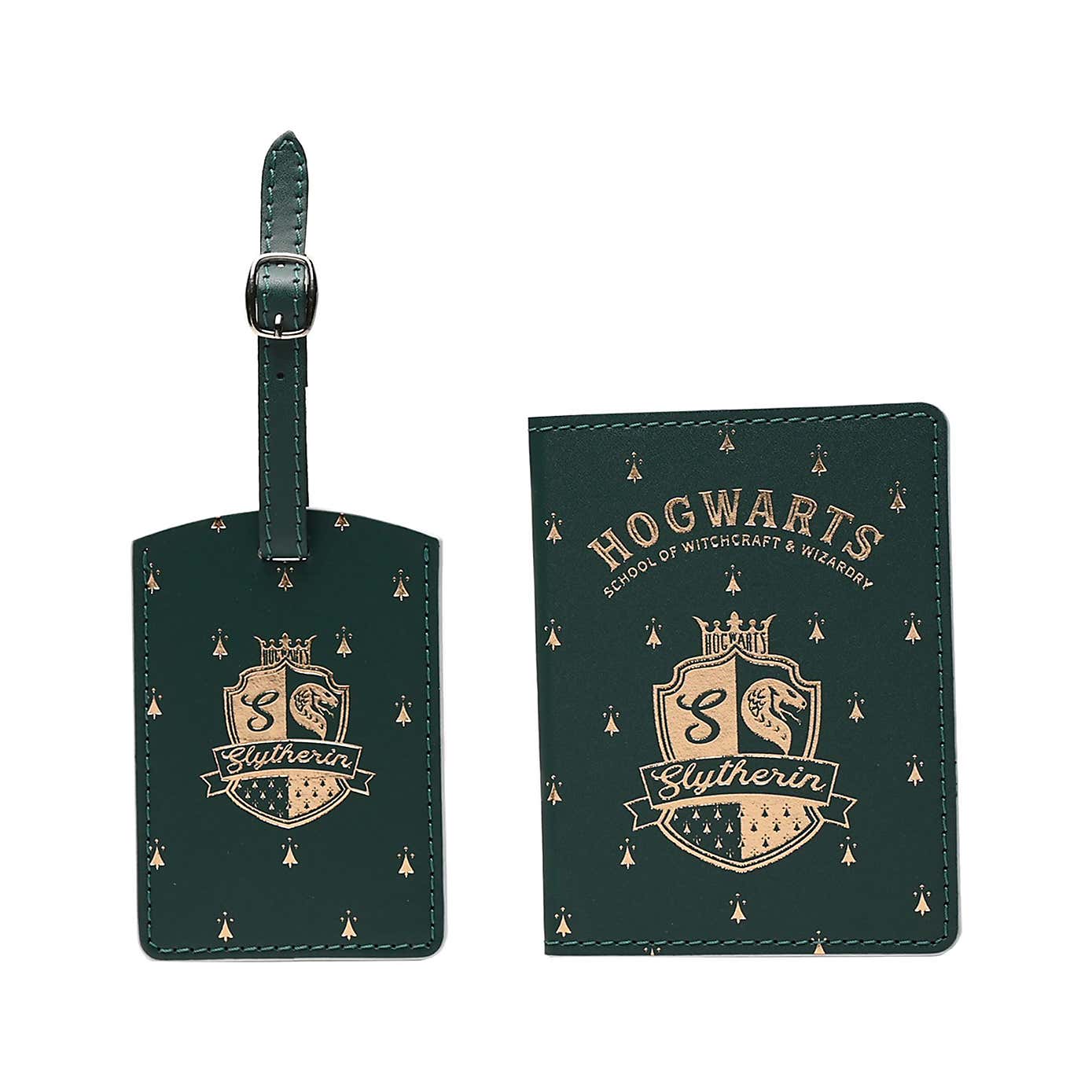 Harry Potter Alumni Slytherin Passport Holder and Luggage Tag Set