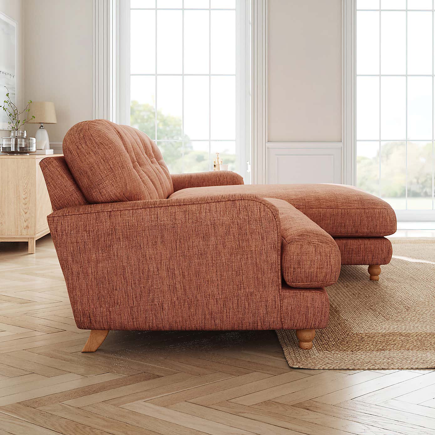 Slub Faux Linen Fabric Sample