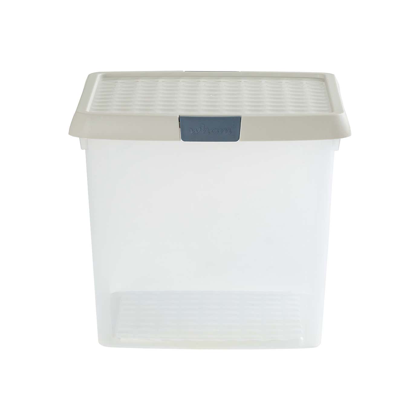 Wham Clip Pack of 4 Square Storage Boxes With Lids