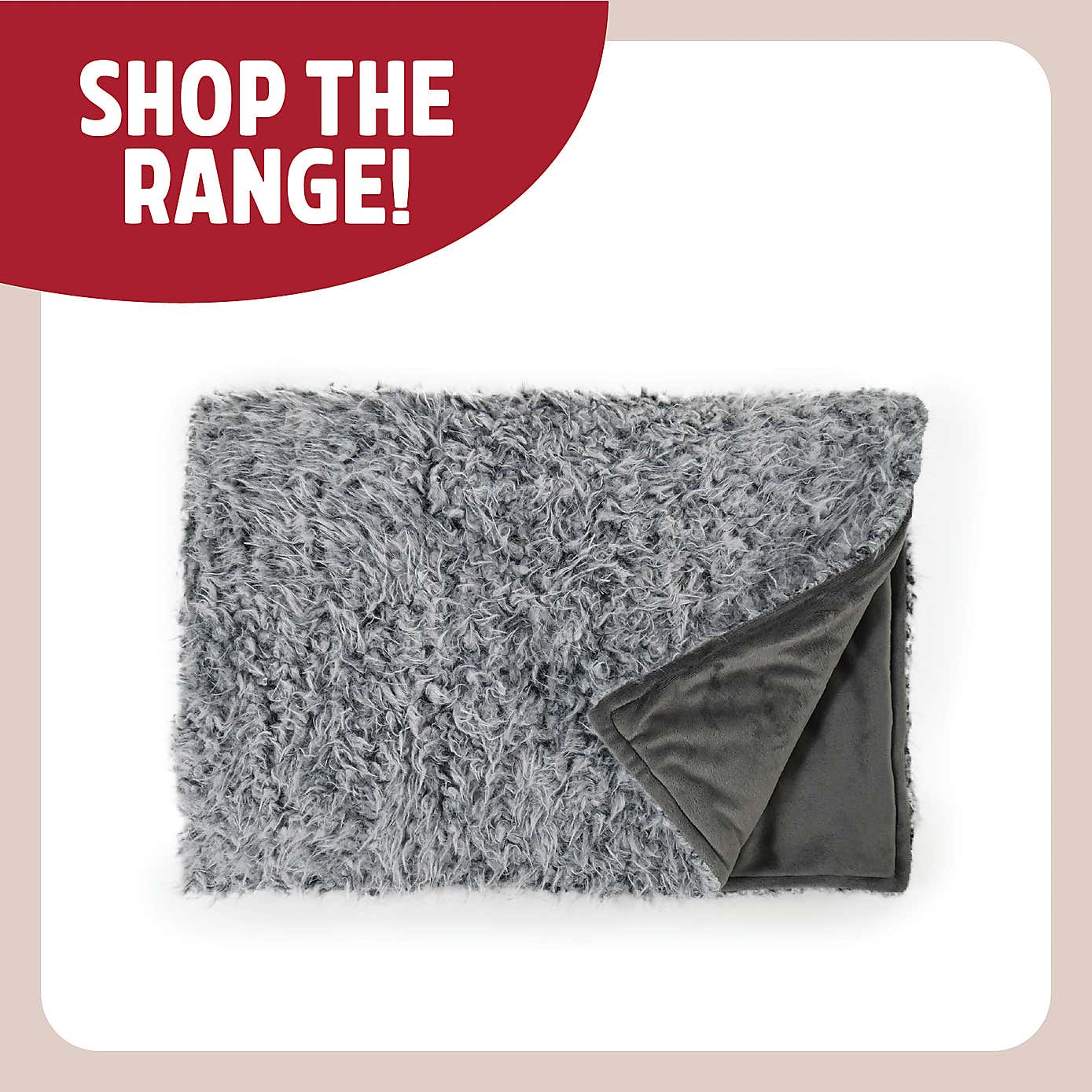 Rosewood Fluff Comfort Pet Bed