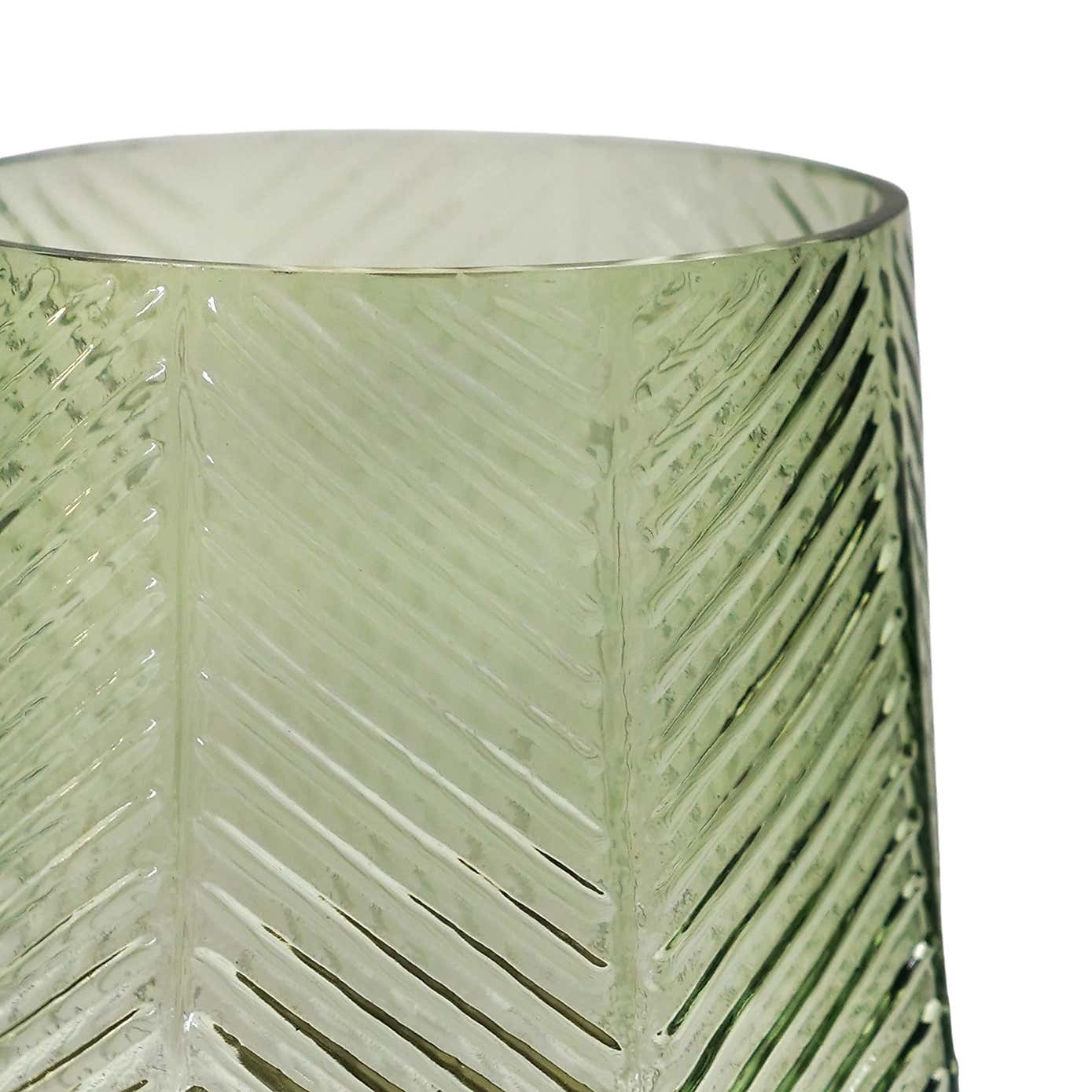 Elm Embossed Candle Holder