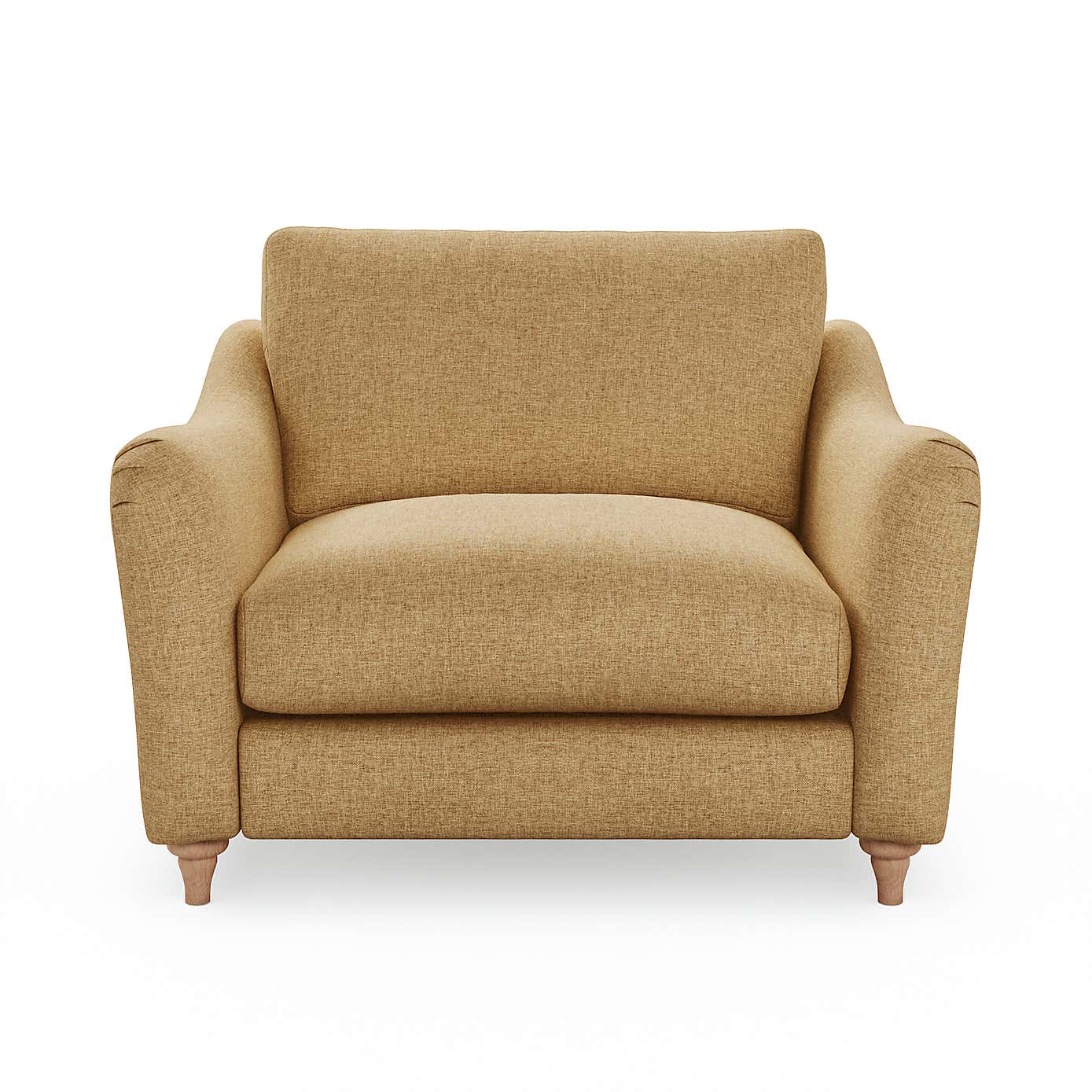 Hattie Slub Faux Linen Snuggle Sofa