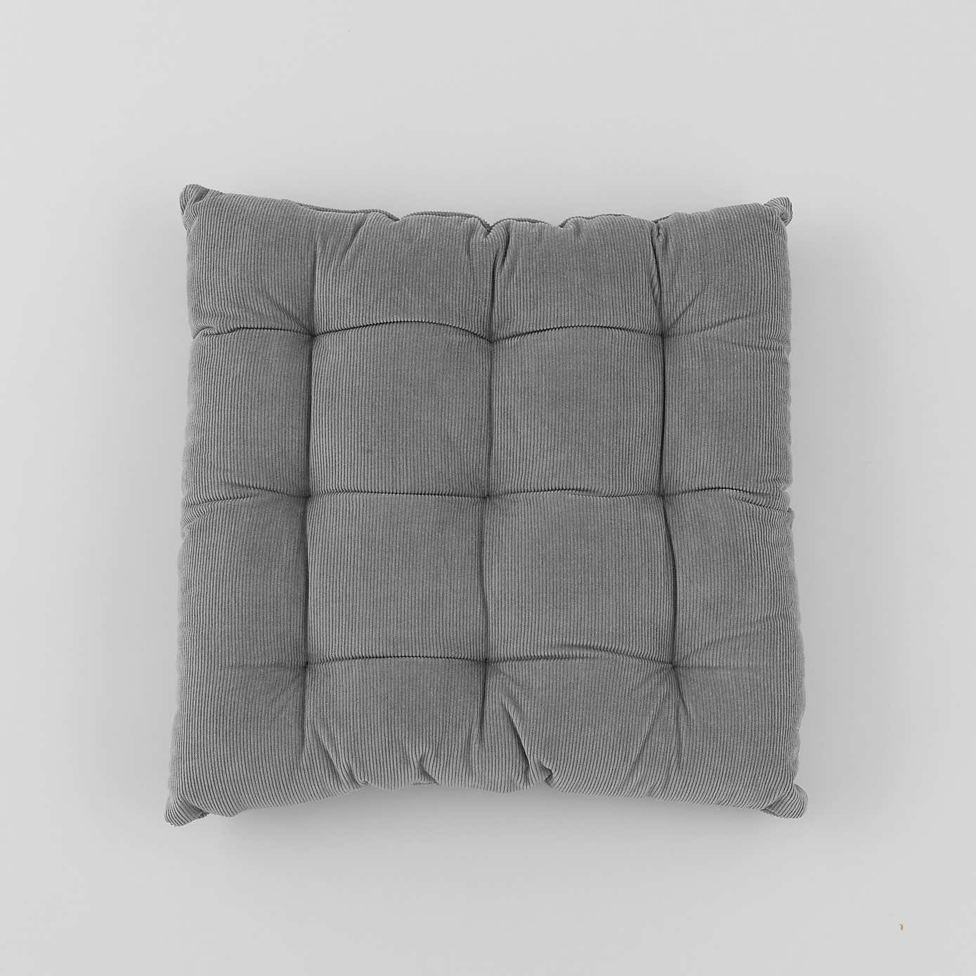 Steeple Grey Cotton Cord Seatpad