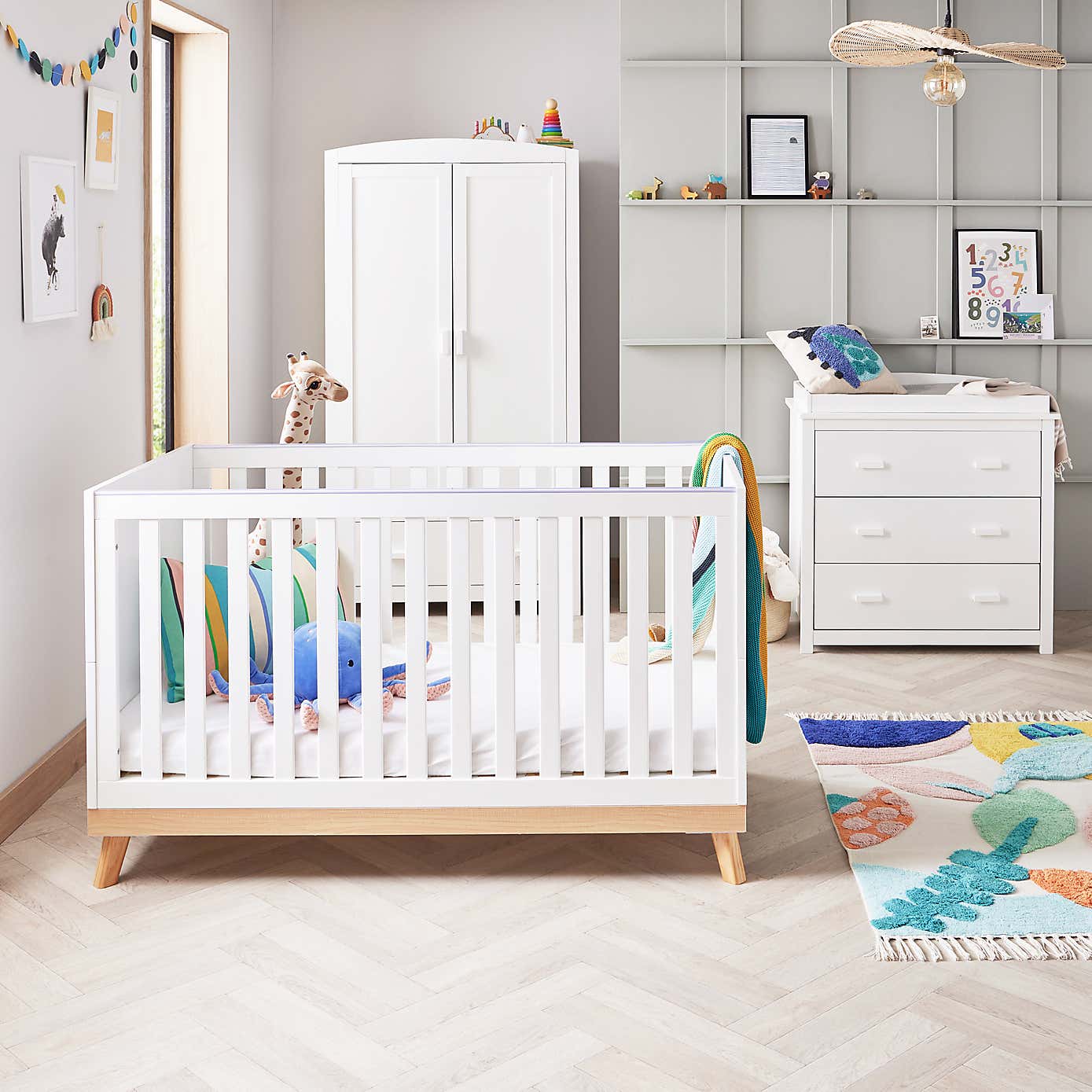 Babymore Mona 3 Piece Nursery Furniture Set