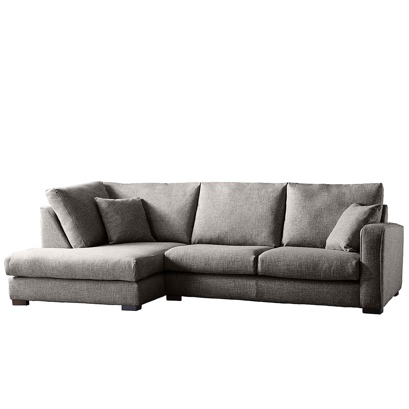 Carson Chunky Multi Weave Left Hand Corner Sofa
