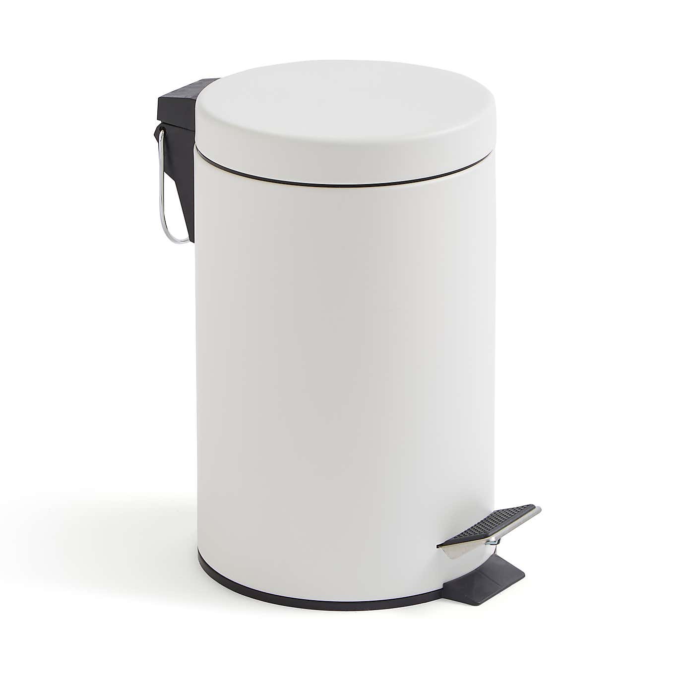 Black 3 Litre Bathroom Bin