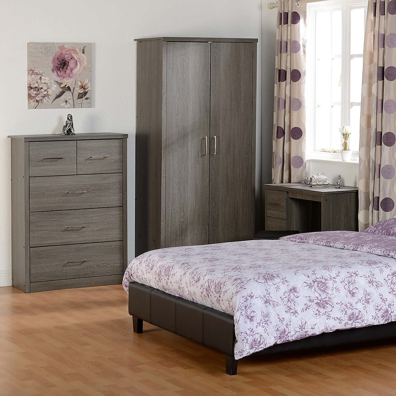 Lennon 3 Drawer Dressing Table Set