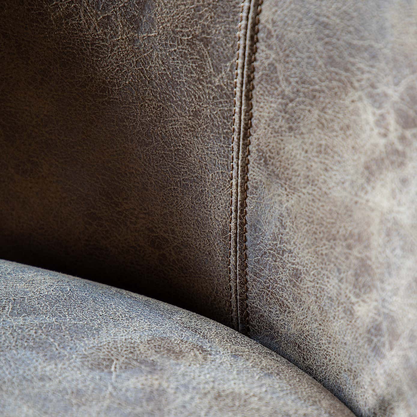 Thane Set of 2 Bar Stools, Brown Leather