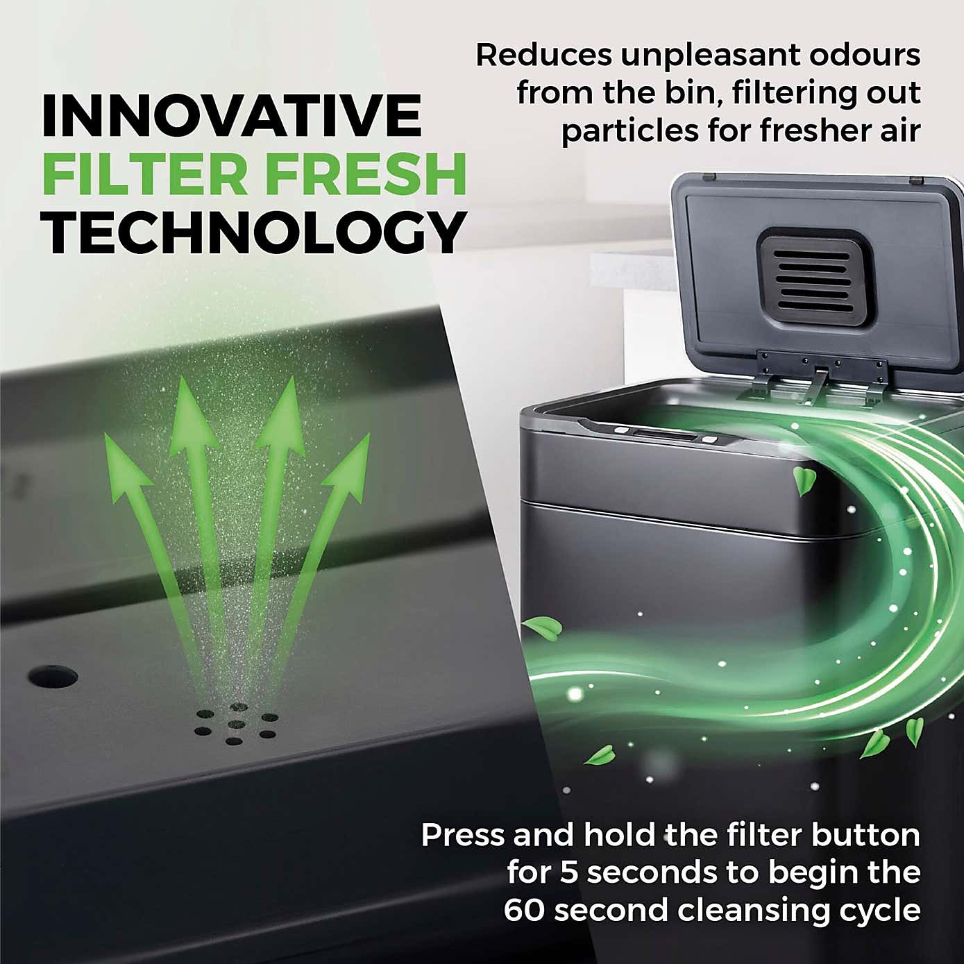 Tower 65L Ozone Sensor Bin