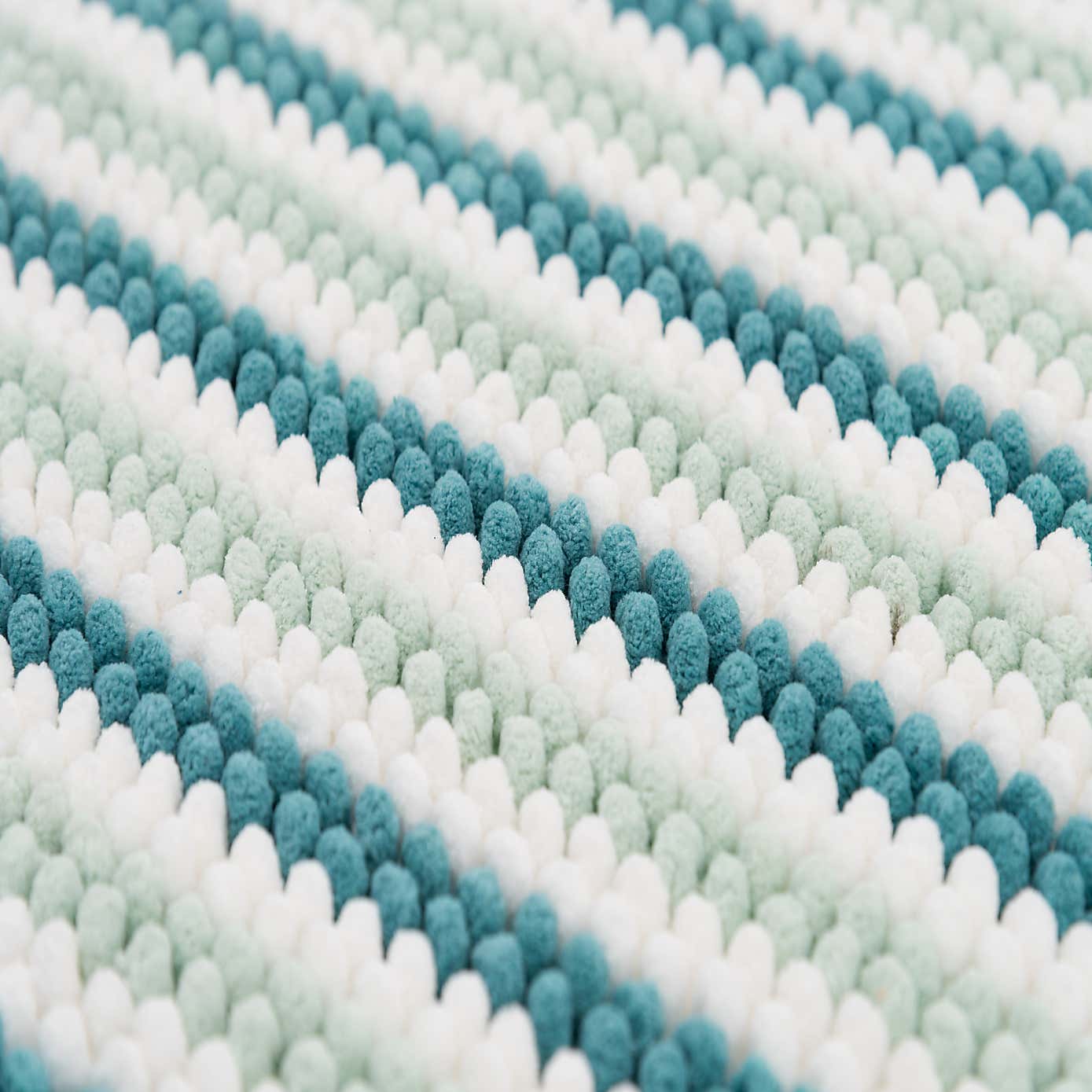 Stripe Bobble Bath Mat