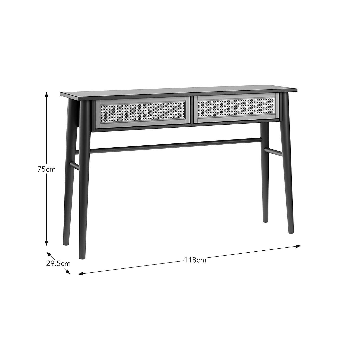 Franco Console Table Black